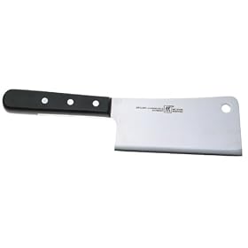 Click here to buy J.A. Henckels Twin High Carbon Stainless-Steel Meat Cleaver by Henckels.