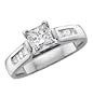 14kt. White Gold, 1 ct. tw. Diamond Unity Ring