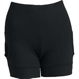 In-Between 4 Double Pocket Court Shorties (COLOR: White, SIZE:Extra Large)