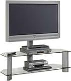 TECHCRAFT TRK50 Flat Panel Mount & Stand (Silver Finish with Clear Glass)