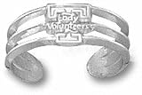 Tennessee Volunteers Solid Sterling Silver Lady Volunteers &acute; &acute; T &acute; &acute; Toe Ring - B0000DGMFP