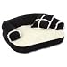 Petmate 28377 20-Inch Sofa Pet Bed with Pillow - Random Color - Beige, Black, Brown or Burgundy