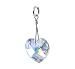 Clear AB Swarovski Crystal Heart Pendant Charm Sterling Silver