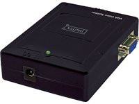 DIGITUS Pocket VGA Splitter 2-Port 300MHz  int.Leistungsverstaerker 65m max Aufloesung 204 Preisvergleich