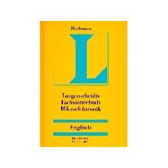 Langenscheidts Fachw�rterbuch, Fachw�rterbuch Mikroelektronik, Englisch-Deutsch/Deutsch-Englisch