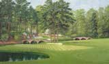 Golf Chair Rail Mural