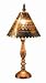 TOOLED ANTIQUE COPPER FINISH LAMP