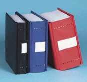CHARLES LEONARD Varicap6 Expandable 1 To 6 Post Binder, 8-1/2 x 11, Red (Case of 4)