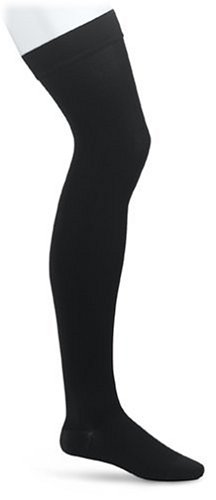 cyber Monday Truform 20-30 Mens Thigh High Large BlackB000A33P54