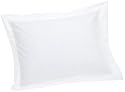 Fresh Ideas Tailored Poplin Pillow 2 Pack Sham Standard, White