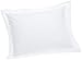 Fresh Ideas Poplin Tailored 2-Pack Pillow Sham, Standard, White