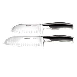 Anolon Advanced Cutlery - 2-Piece Stainless Steel Santoku Set