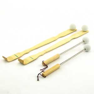 2 Pairs Of Oriental Percussive Back Massagers Bongers 4 Pieces