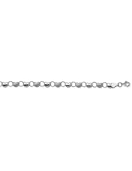 CleverEves 14K White Gold Polished/Matte Heart Stampato Bracelet