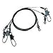 American Fishing Wire Surflon Leaders, Black Color, 30 Pound Test, 12 -Inches, 3-Pack