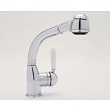 Rohl R7903SLMTCB, Rohl Kitchen Faucets, Country Side Lever Pull-Out Kitchen - Tuscan Brass