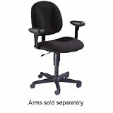 HON Pneumatic Task Chair, 25x27x38-1/2, Gray/Black Frame