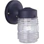 1LT BLK/CLR JELLY JAR FIXTURE