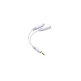 3.5MM JACK 24K GOLD PLATED WIRE ALLOWS 2 PEOPLE TO LISTEN IPOD