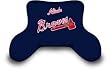 MLB Baseball 20"X12" Bedrest (Husband Pillow) Atlanta Braves - Team Sports Fan Shop Merchandise
