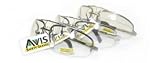 SAFETY GLASSES FACTOR CLEAR UV400 EYEWEAR METAL FRAME ANSI Z87.1 EYE PROTECTION by 