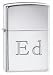 Genuine Zippo windproof lighter packaged in a black plastic gift box with the famous Zippo lifetime guarantee.