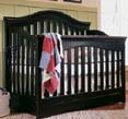 Antique Black Cottage Cove Convertible Crib