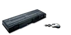 Replacement Battery for select DELL Laptops / Notebooks / Compatible with Dell 6000, Inspiron Models: 6000, 9200, 9300, 9400, XPS Gen 2, M170 ,M1710, M6300, M90, 310-0349, 310-6321, 312-6322, 312-0339, 312-0340, 312-0348, 312-0349, 312-0350, 312-0425, 312-0429, 312-0455, C5446, C5447, C5448, C5974, D5318, D5551, F5134, F5135, F5635, G5260, G5266, U4873, Y4500, Y4504, YF976, Y4873, Precision M6300 ( 6 Cells, 4400 Mah ) - Includes Mini Optical Mouse with Retractable USB cord