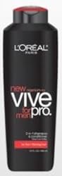 L'Oreal Paris Vive Pro for Men Daily Thickening Shampoo, Fine/Thinning Hair, 13-Fluid Ounce