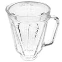 Hamilton Beach glass blender jar.