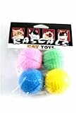 COASTAL RASCALS CAT TOY SPONGE BALL 4 PACK