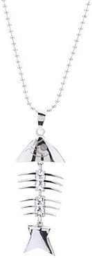 Lovely Fish-skeletons Alloy Necklace