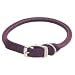 Circle T Rolled Leather Collar in Mahogany