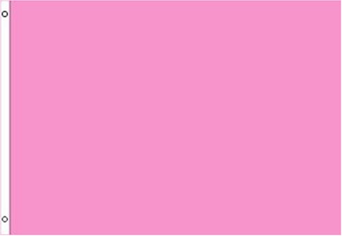 Pink SOLID COLOR Flag - 3 foot by 5 foot Polyester (NEW)