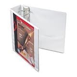 CARDINAL BRANDS INC. / Recycled clearvue easyopen vinyl d-ring presentation binder, 3 cap., white / CRD10330 / Sold as 1 Each / Mfr Part # 10330