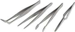 4 Piece Tweezer Set