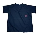 Auburn University Navy GELSCRUBS Top - L