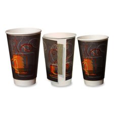 Dixie Foods Products - Insulair Hot Cups, 8 oz., 500/CT - Sold as 1 CT - Hot cups feature a built-in sleeve with thermal insulation that keeps hands safe and beverages hot. Multilayered paperboard cup or container is designed with a corrugated middle laye