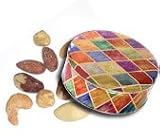 1 and 1/2 lb Mixed Nuts Tin - Diamonds