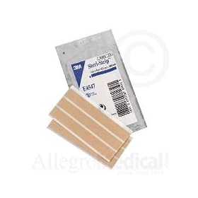 3M Steri-Strip Elastic Skin Closures - 1/2" x 4" - 6 strip envelope