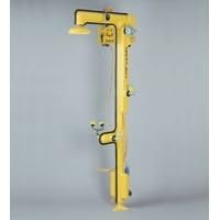 Bradley Heat Traced Drench Shower With Eye Face Wash Sprayhead Assembly Yellow Impact... by Bradley Corporation