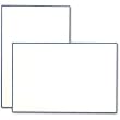 25 Pearl White #9 Regent Blue Bordered Printable Cards