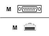 Paradyne T1 Cable RJ48C To DB15 20Ft .