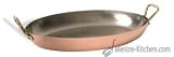 Mauviel Cuprinox Pour La Table 11.8-Inch Oval Pan with Bronze Handle