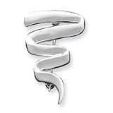 Sterling Silver Squiggle Pin