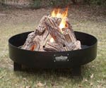 Portafire PRBS Permafire 36 Inch Black Steel Fire Pit