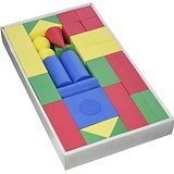 School Smart Foam Geometric Solids - 36 Pieces