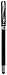 Zebra StylusPen Capped Ballpoint Pen, Medium Point, 1.0mm, Black Ink, Black Barrel, 1-Count