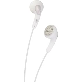 JVC HA-F140-WE In-Ear Gumy Headphones - White