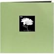 Pioneer 12-Inch by 12-Inch Book Cloth Cover Postbound Album with Window, Sage Green